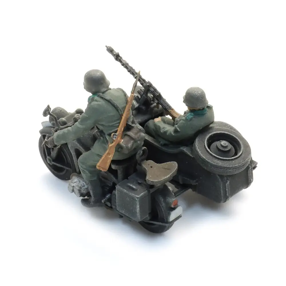 Zündapp avec side-car + 2 figurines - ARTITEC 6870749 - HO 1/87 - 4