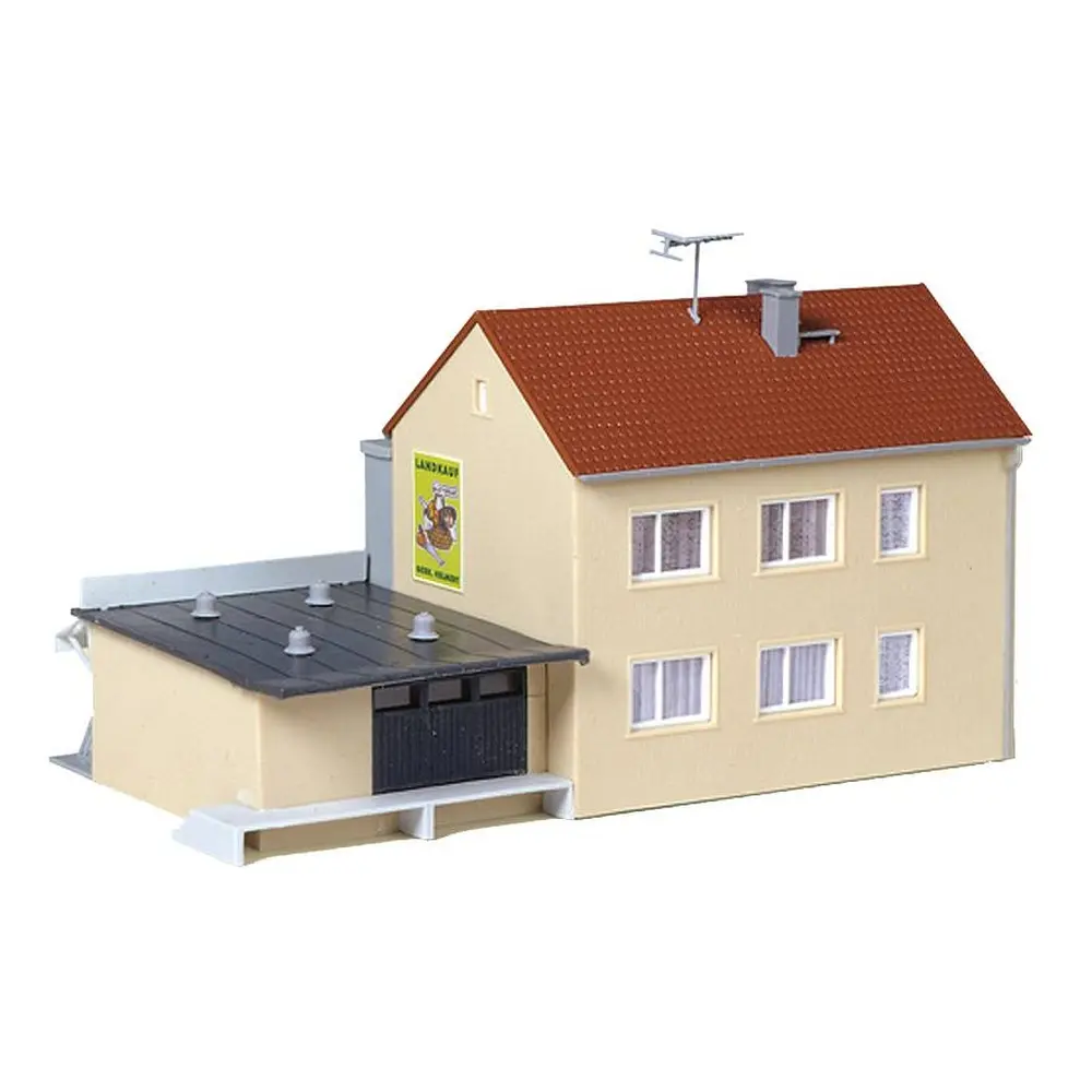 Commerce "Épicerie" avec habitation Auhagen 12238 - HO : 1/87 - 180 x 95 x 98 mm - 2