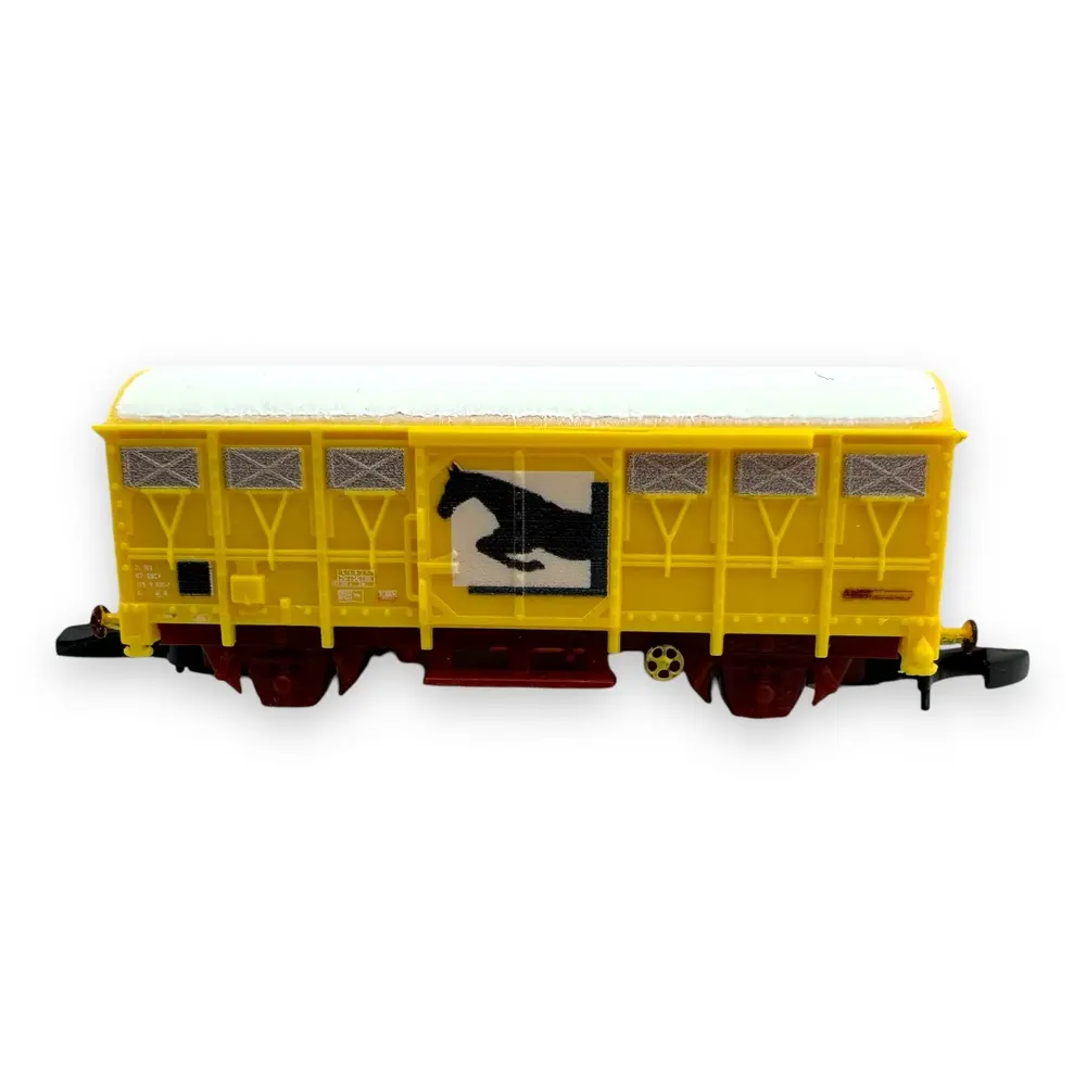 Wagon couvert G41.6 cheval - Azar models W02-CH - Z 1/220 - SNCF - Ep III/IV - 2R - 3