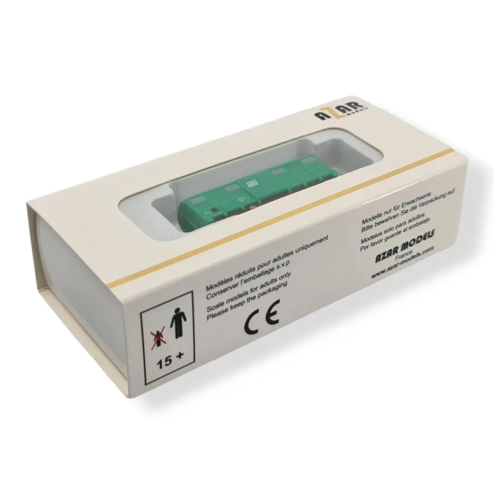 Wagon de fret couvert de type G4 de la SNCF - AZAR MODELS W02-FR - Z 1/220 - 3