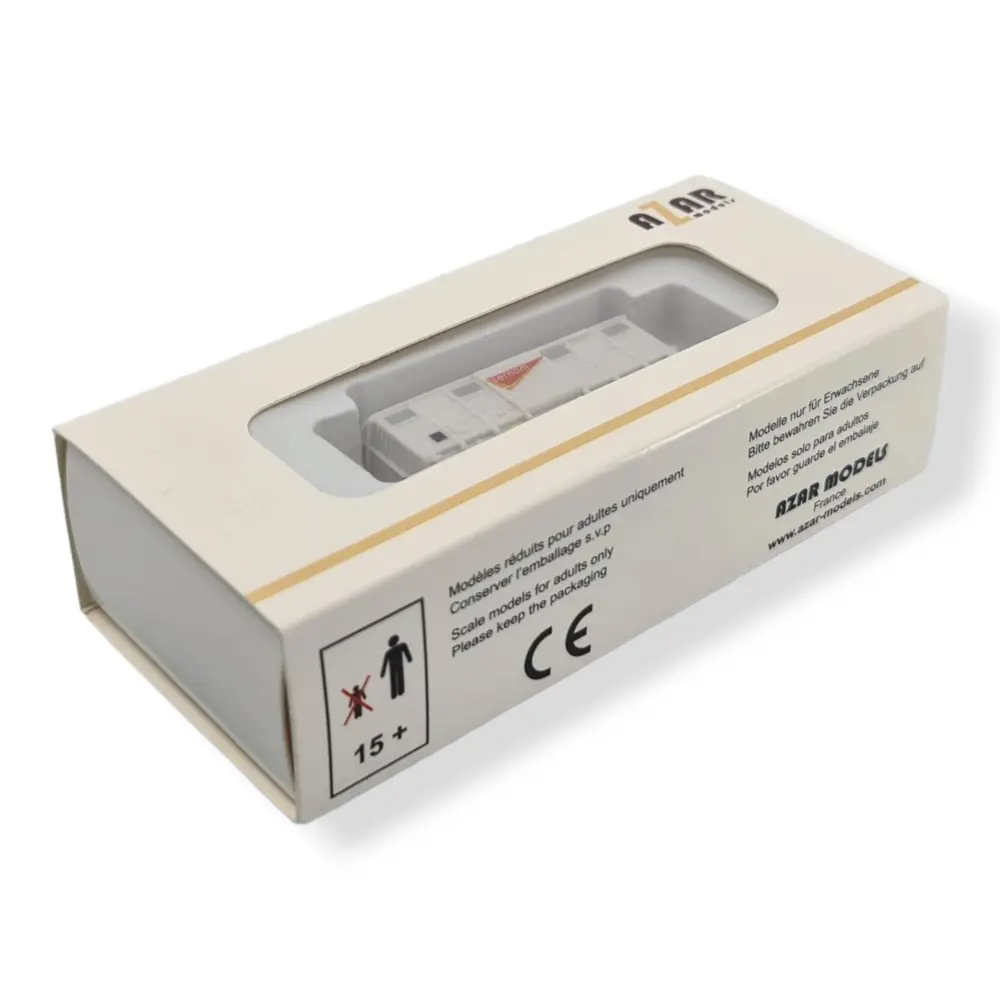 Wagon couvert type G4 pour le transport de marchandises - AZAR MODELS AZW02-SNG - Z 1/220 - 4