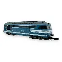 Locomotive diesel BB 67533 Bleue - Azar Models L01-BL4A - Z 1/220 - SNCF - Ep IV - Analogique - 2R - 2