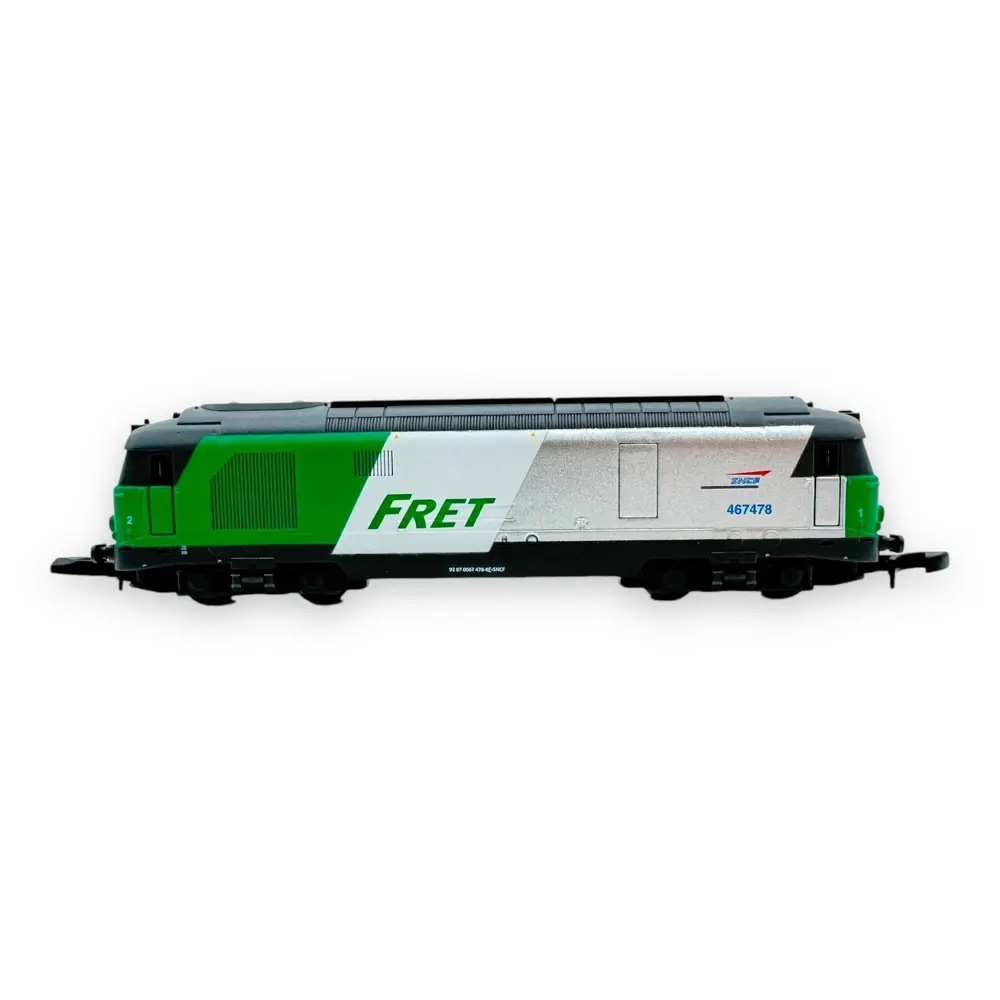 Locomotive diesel BB 67478 Fret - Azar Models L01-FR2A - Z 1/220 - SNCF - Ep V-VI - Analogique - 2R - 3