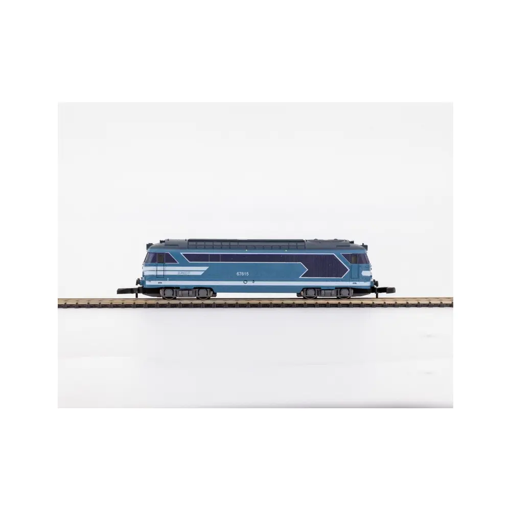 Locomotive diesel BB 67615 Bleu Digitale - AZAR MODELS L01-BL1D - Z 1/220 - EP IV - 3