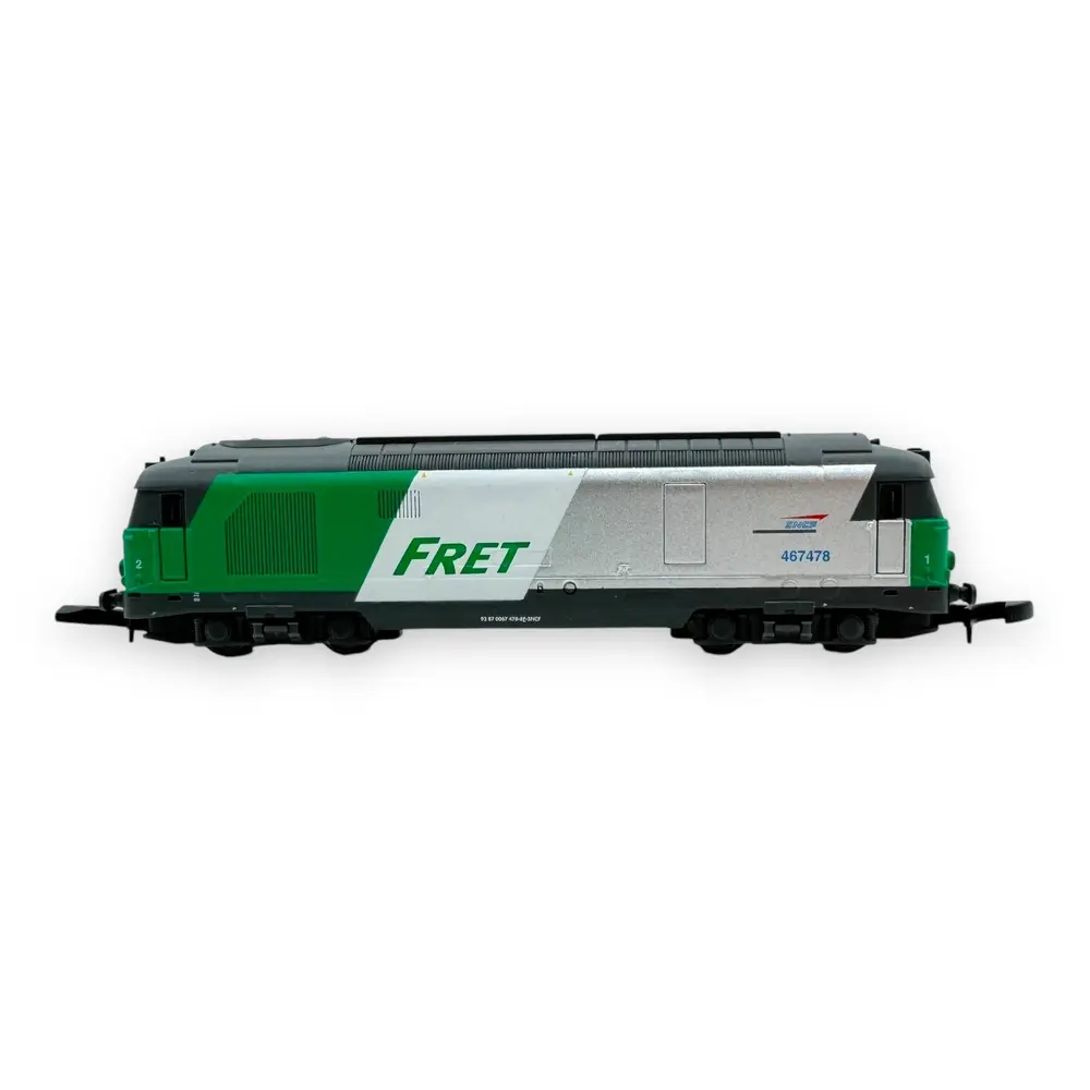 Locomotive diesel BB 67478 Fret - Azar Models L01-FR2D - Z 1/220 - SNCF - Ep V-VI - Digital - 2R - 3
