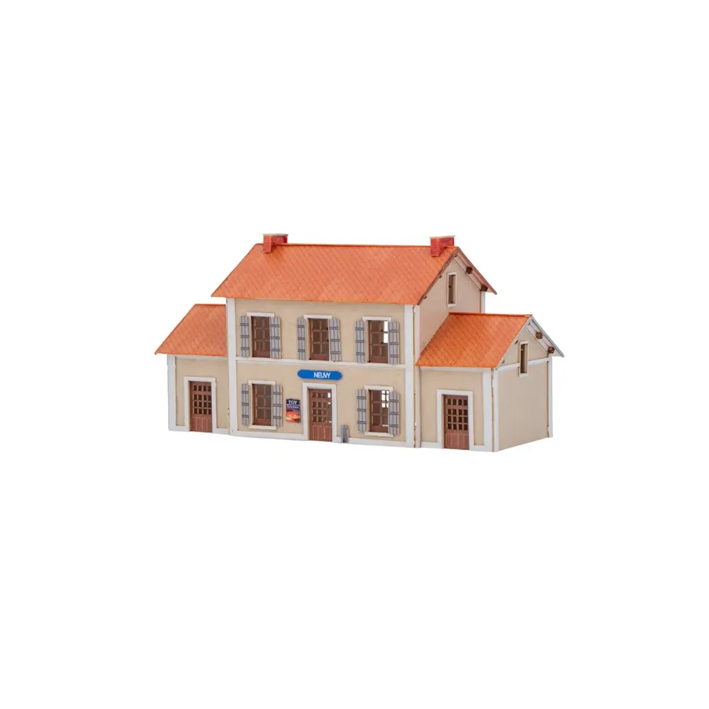 Bâtiment voyageur type Est (Kit) - Azar Models BAT006 - Z 1/220 - 3
