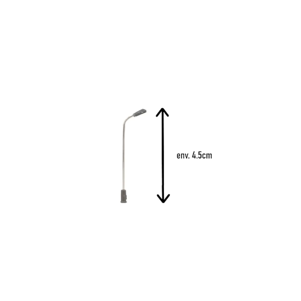 Lot de 5 Lampadaires de Rue LED Blanc / Chaud - AZAR MODELS D001-1 - Z 1/220 - 2