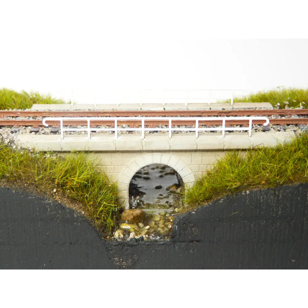 Petit pont-rail pour une voie - Bois Modélisme 109014 - HO 1/87 - 3