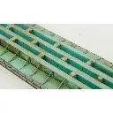 Pont métallique 1 voie avec culées - 350 mm BoisModelisme 108007 - HO 1/87 - 6