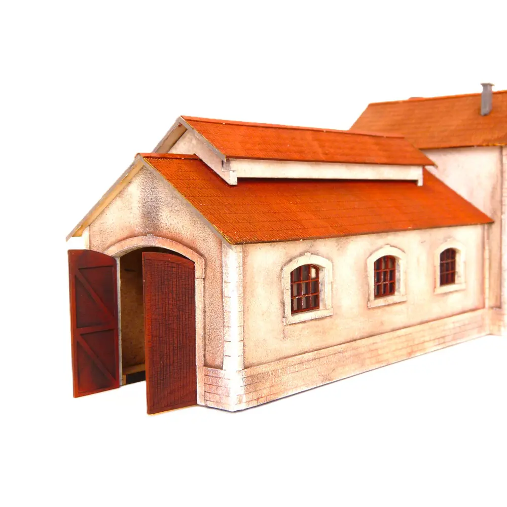 Remise CFD 1 voie - Bois Modélisme 105008 - HOm 1/87 - 2