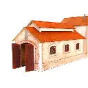 Remise CFD 1 voie - Bois Modélisme 105008 - HOm 1/87 - 2