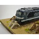 Lot de 12 heurtoirs bi-bloc en bois et béton armé - Bois Modélisme 113008 - HO 1/87 - 3