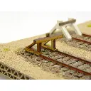 Lot de 12 heurtoirs classiques - Bois Modélisme 113010 - HO 1/87 - 2