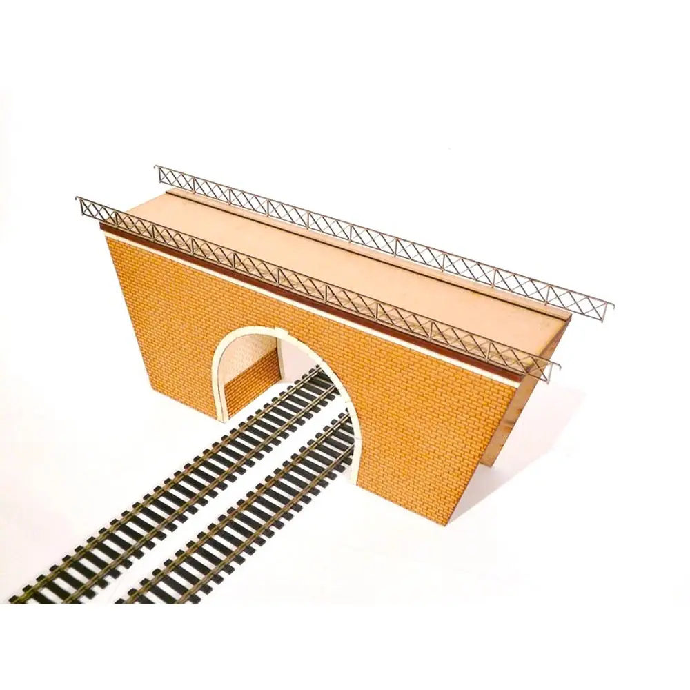 Pont/Tunnel - Double Voie - Bois Modélisme 108001 - HO : 1/87  - 3