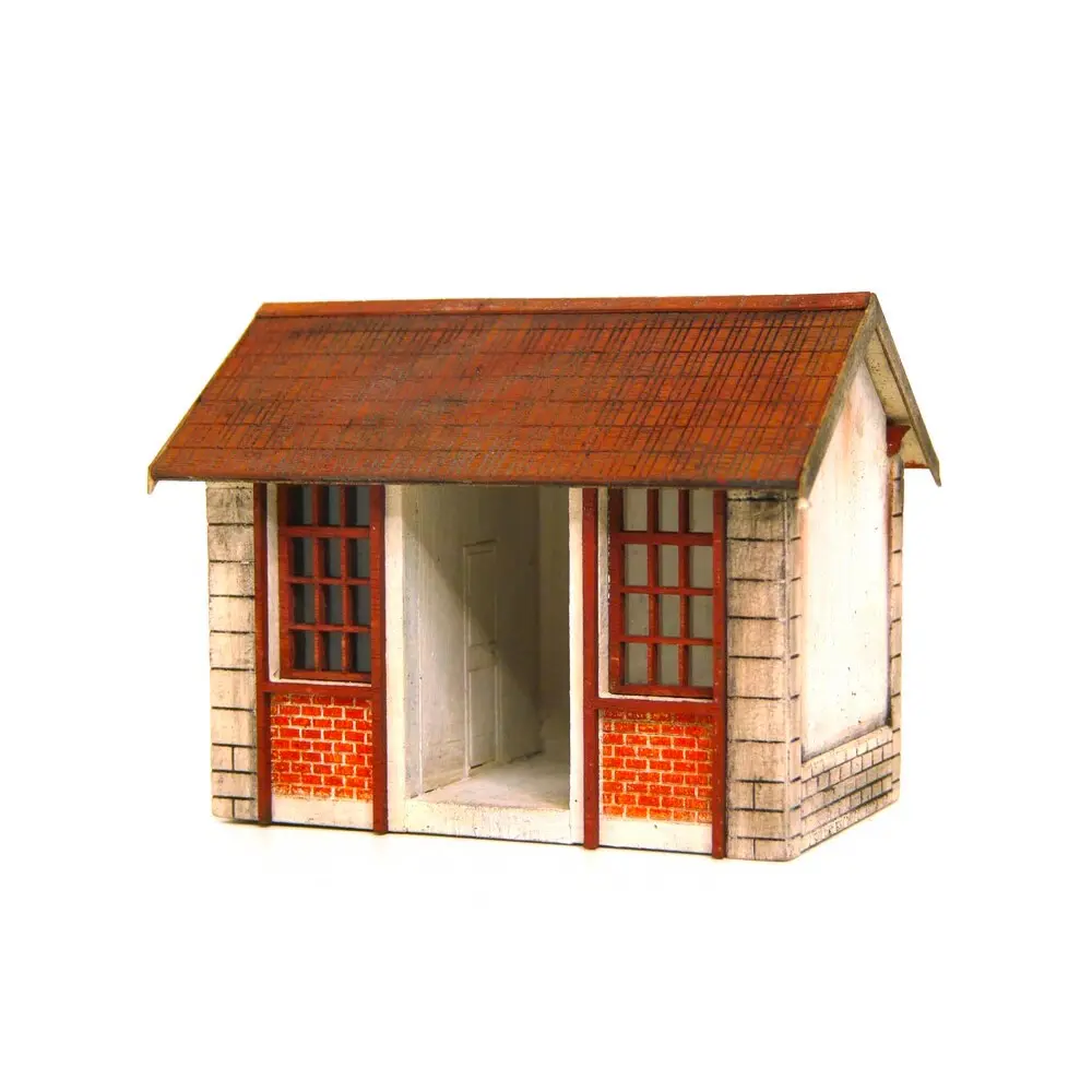 Abris de quai PLM - Bois Modélisme 101023 - HO 1/87 - Maquette à monter - 4