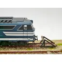 Lot de 12 heurtoirs métalliques et en bois - Bois Modélisme 113009 - HO 1/87 - 4