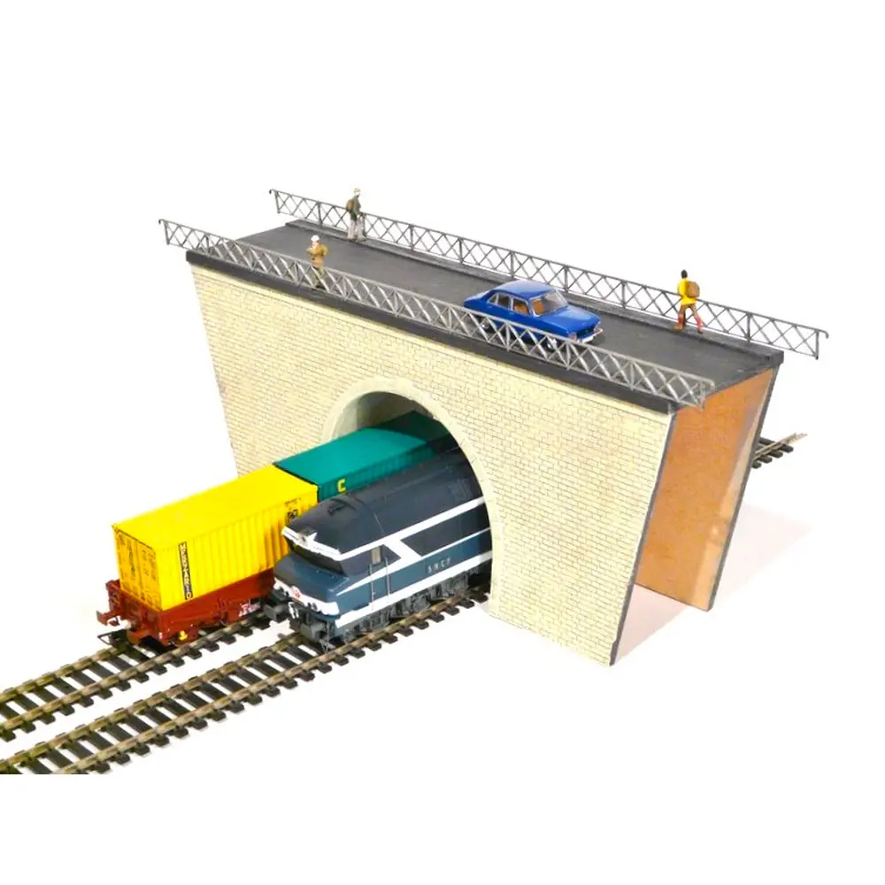 Pont/Tunnel - Double Voie - Bois Modélisme 108001 - HO : 1/87  - 6