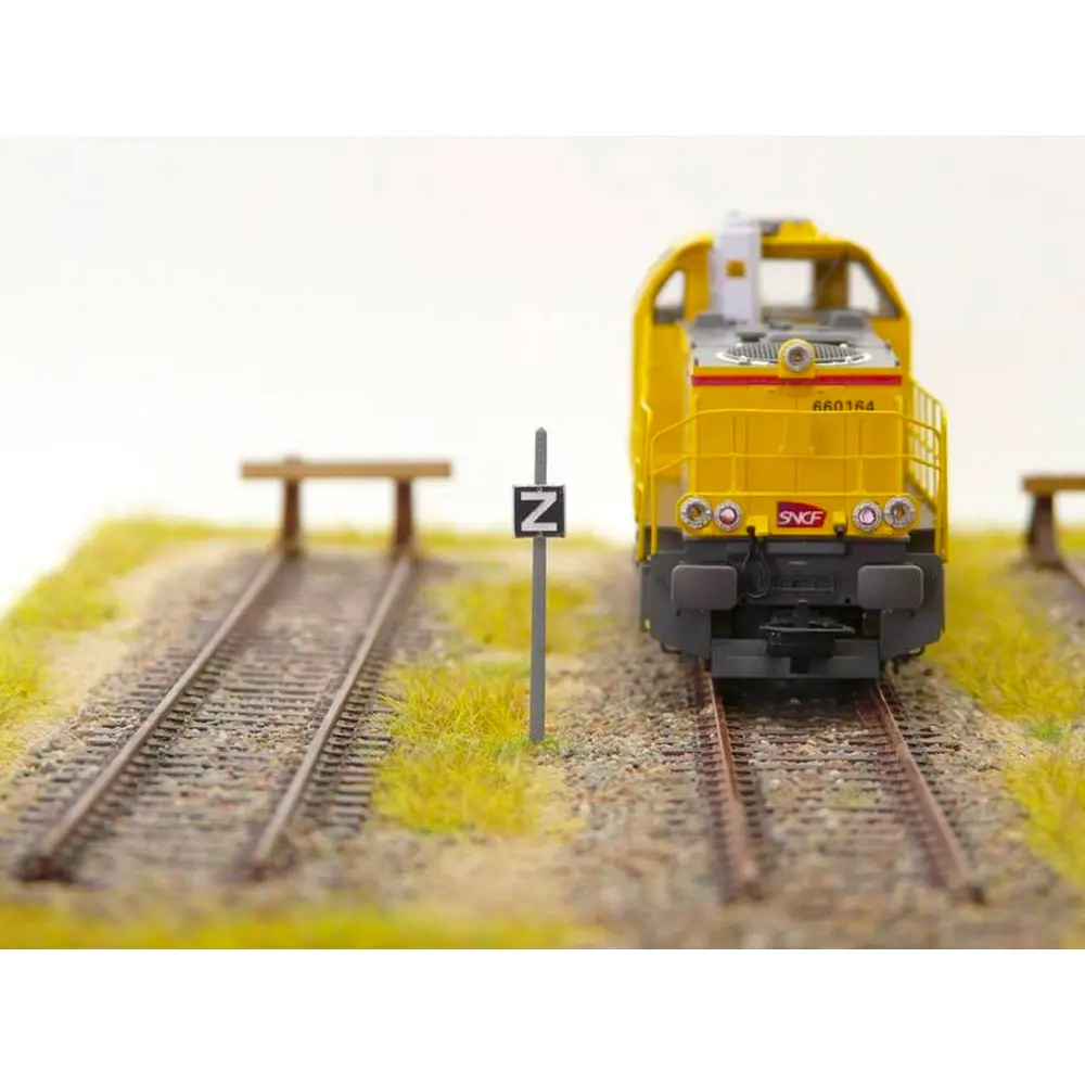 Pancarte "Z" limitation de vitesse BOISMODELISME 215001 - N 1/160 - SNCF - 2