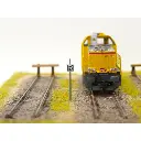 Pancarte "R" Fin de vitesse limitée BOISMODELISME 215029 - N 1/160 - SNCF - 2