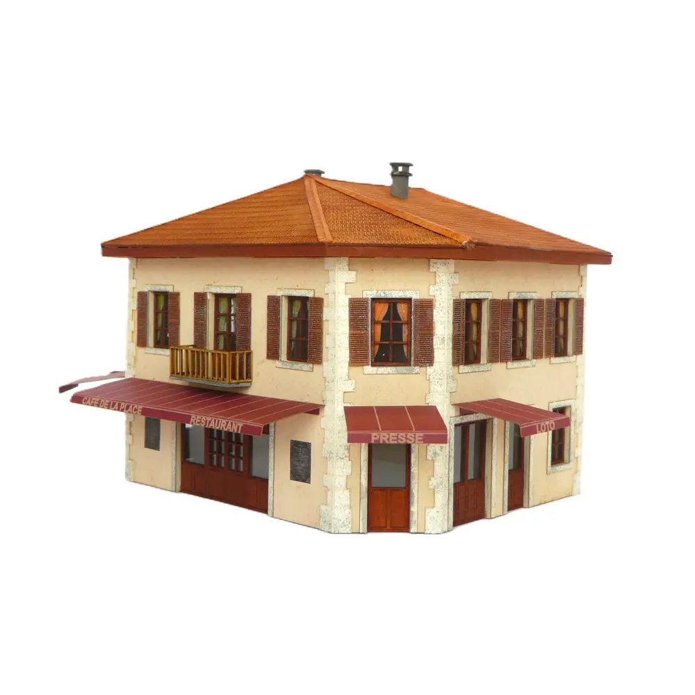 Café de la place - Bois Modélisme 107003 - HO 1/87 - 3