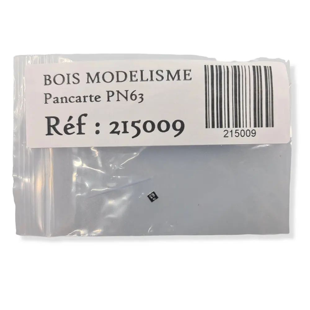Pancarte "PN 63" passage à niveau N°63 BOISMODELISME 215009 - N 1/160 - SNCF - 3