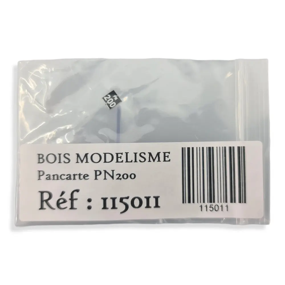 Pancarte "PN 200" passage à niveau N°200 BOISMODELISME 215011 - N 1/160 - SNCF - 3