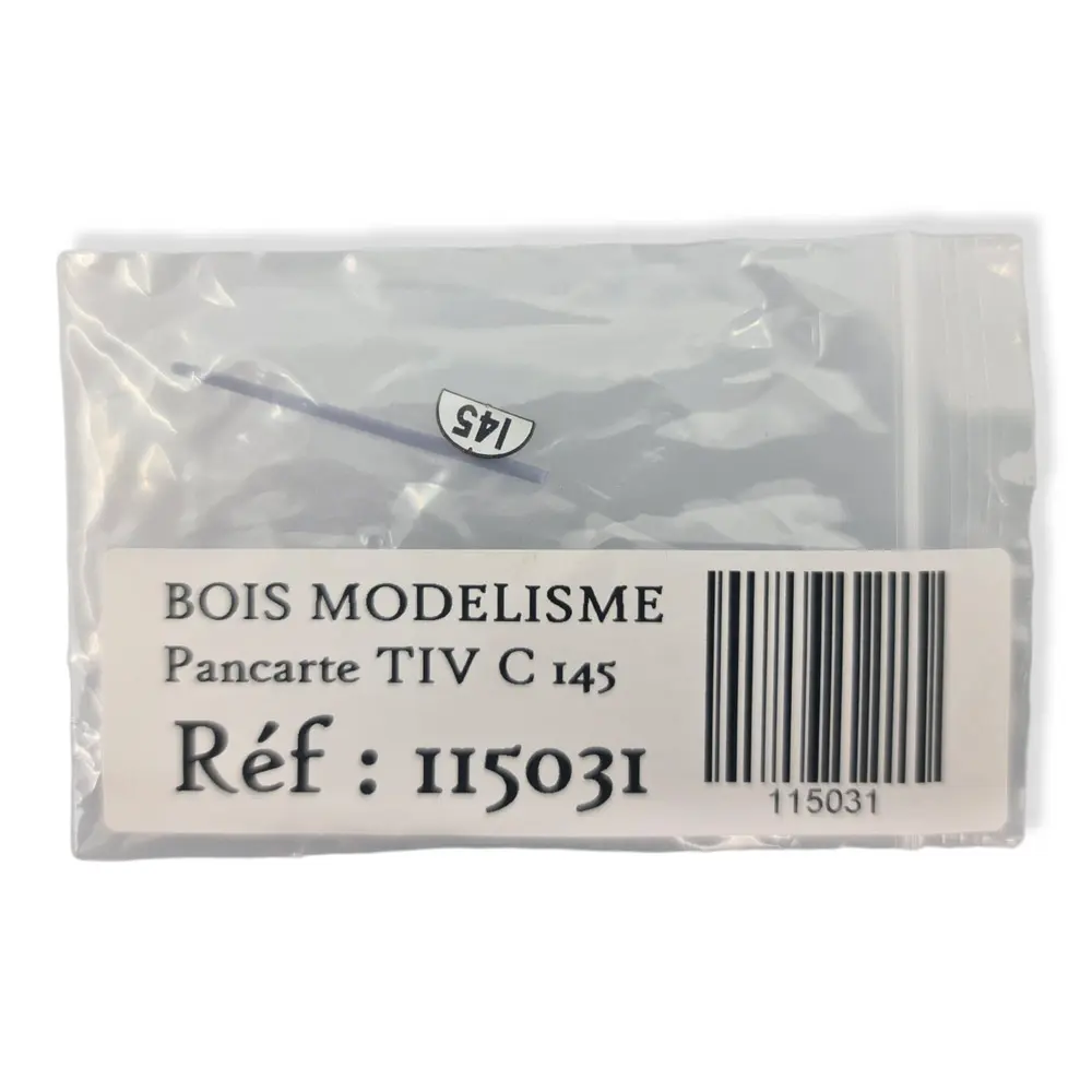 TIV type C "145" limitation à 145km/h  BOISMODELISME 215031 - N 1/160 - SNCF - 3