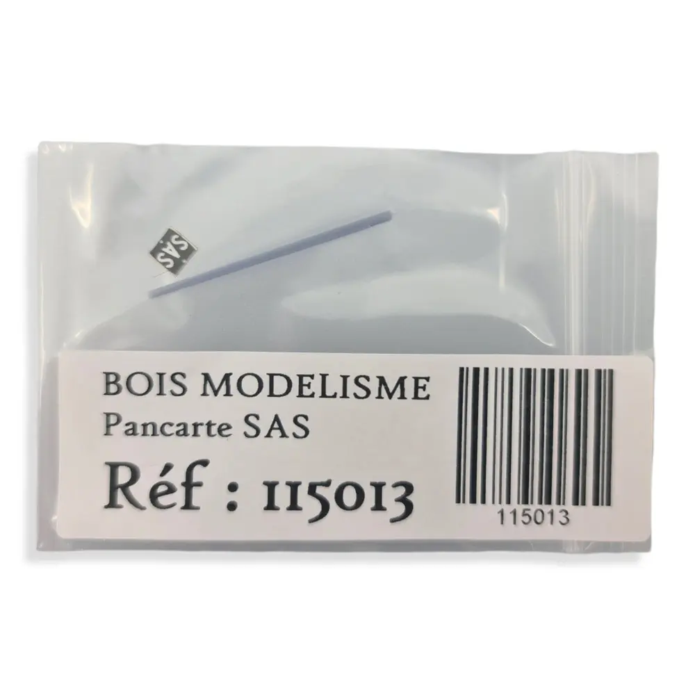 Pancarte "SAS" Voie de Sas protégée BOISMODELISME 215013 - N 1/160 - SNCF - 3