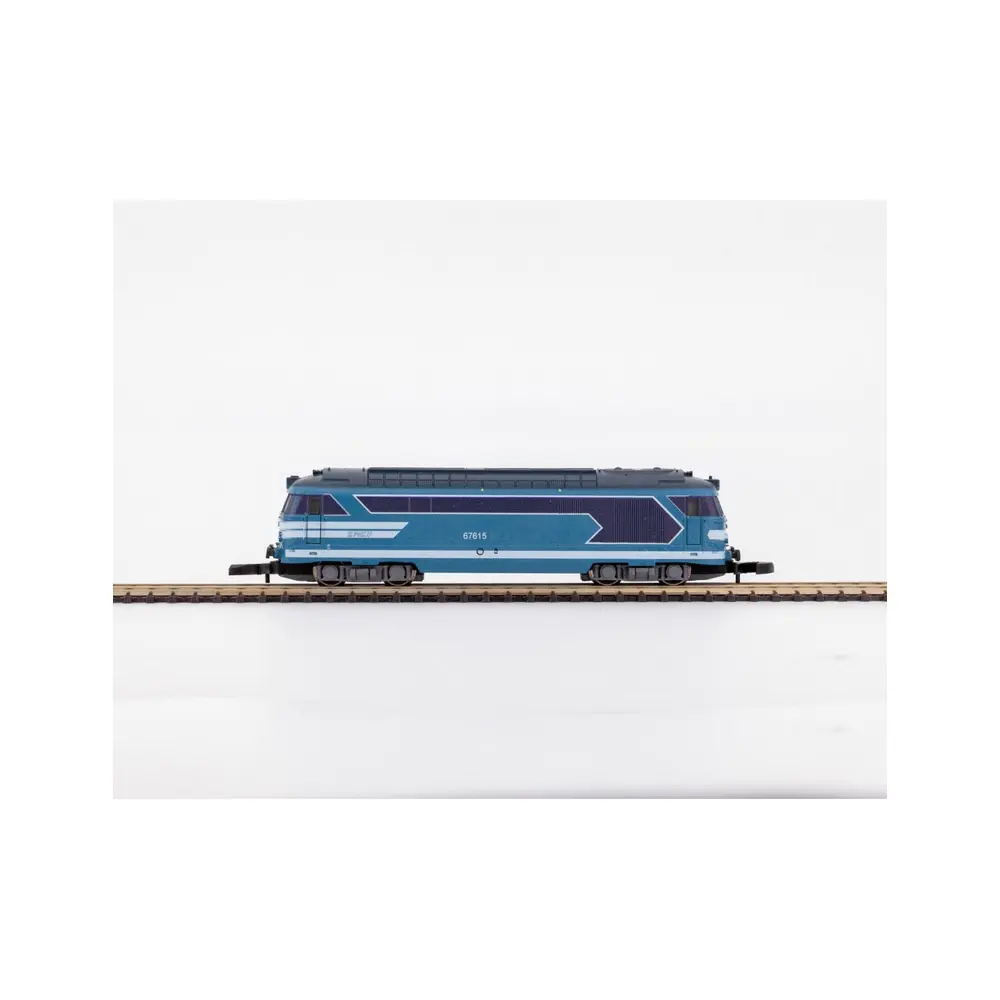 Locomotive diesel BB 67522 Bleu Digitale - AZAR MODELS L01-BL2D SNCF - Z 1/220 - EP IV - 4