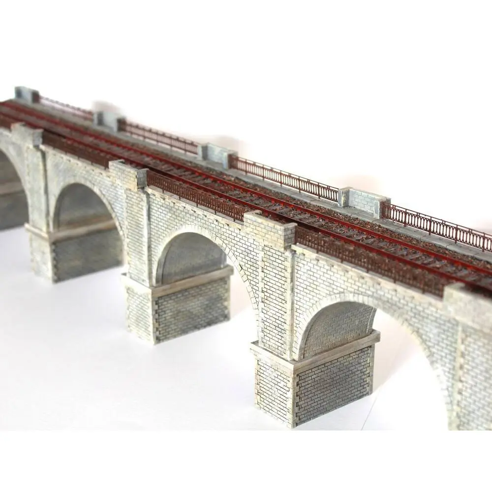 Viaduc en pierres 1 voie - 165mm Bois Modélisme 109010 - HO 1/87 - 4
