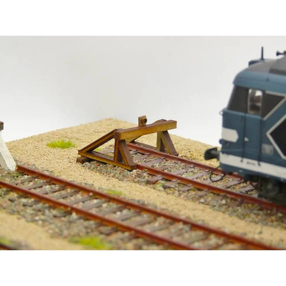 Heurtoir Métallique LED - BOIS MODELISME 113002 - HO 1/87 - 3