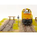 Pancarte "SAS" Voie de Sas protégée BOISMODELISME 115013 - HO 1/87 - SNCF - 2