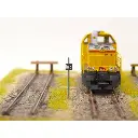 Pancarte "Imp" voie en impasse BOISMODELISME 115005 - HO 1/87 - SNCF - 2