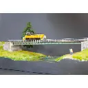 Pont métallique 1 voie avec culées - 250 mm BoisModelisme 108006 - HO 1/87 - 4