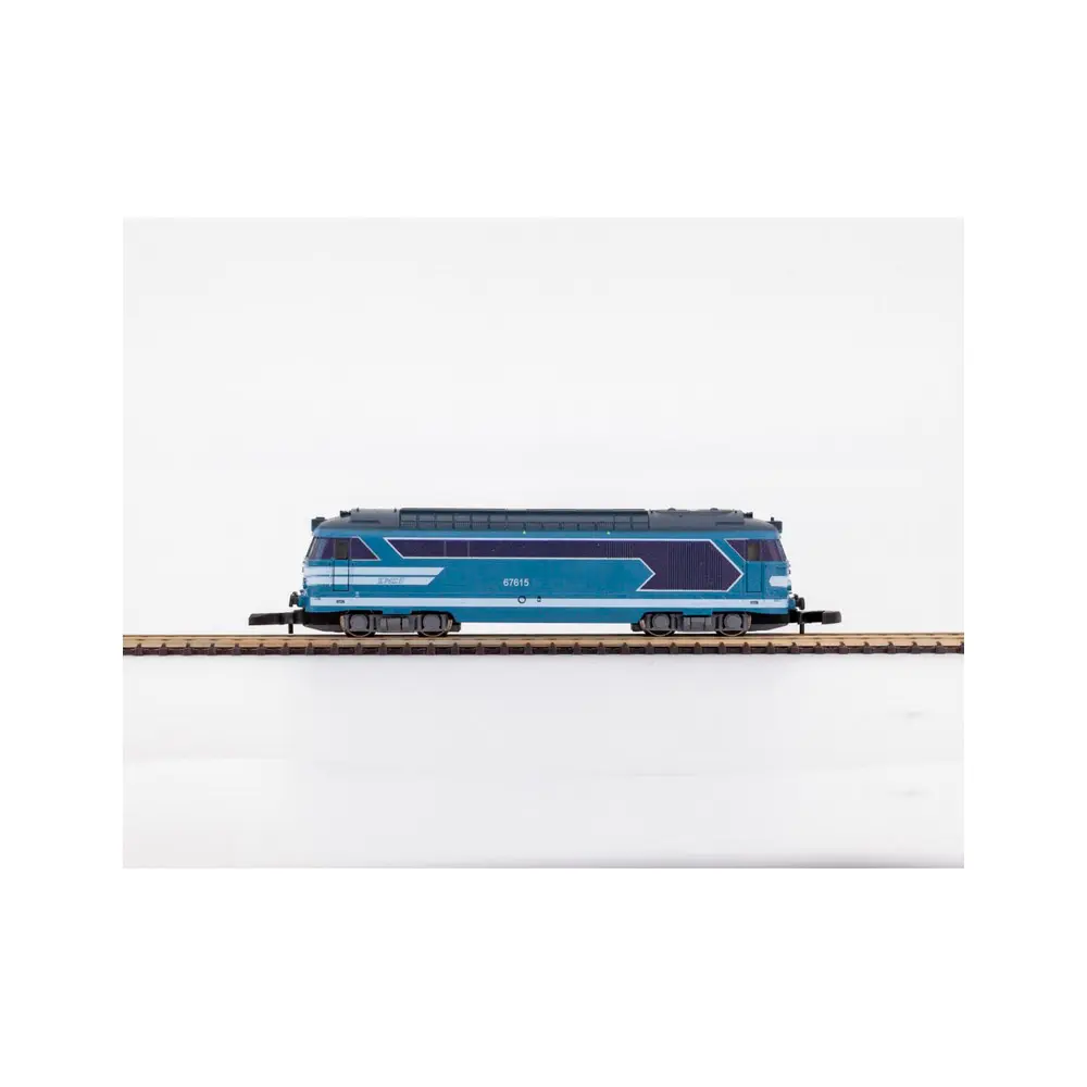 Locomotive diesel BB 67522 Bleu Digitale - AZAR MODELS L01-BL2D SNCF - Z 1/220 - EP IV - 3
