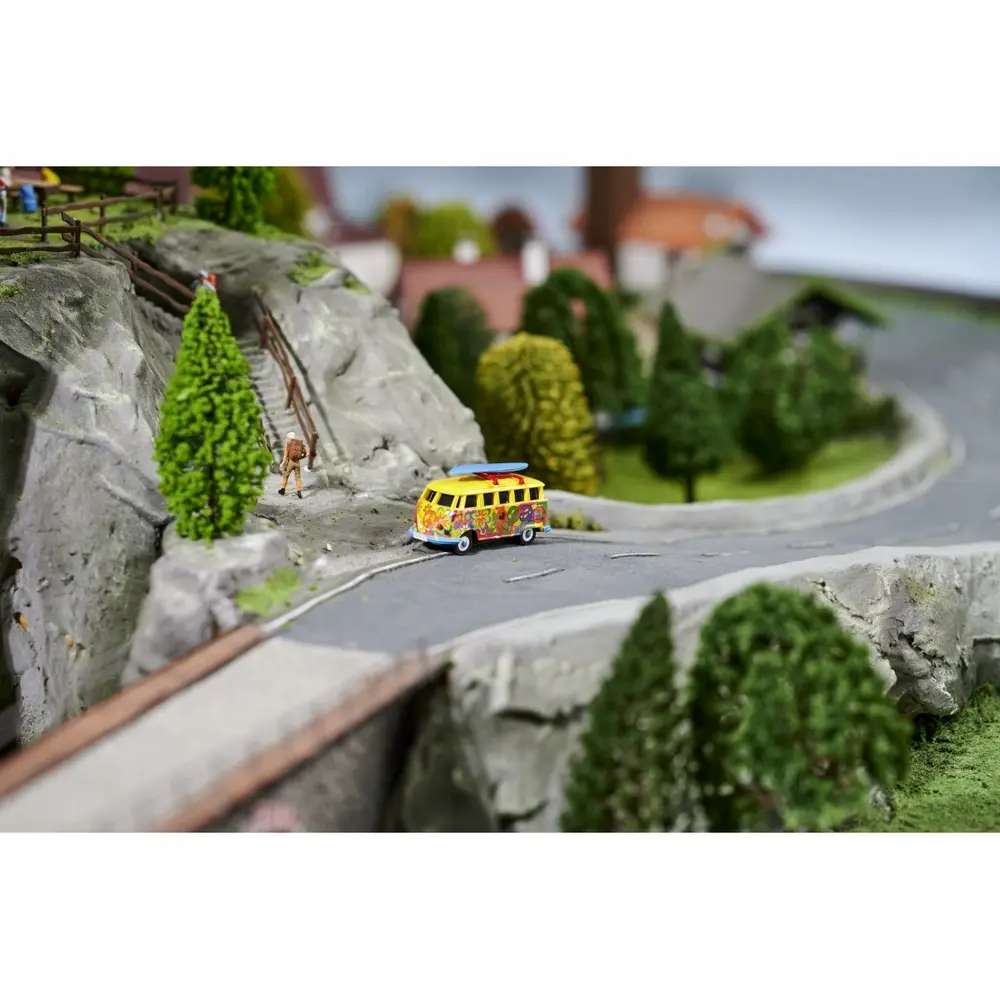 Bus Volkswagen T1 Flower Power - 2.4GHz RTR  - Carson 500504150 - 1/87 - 11