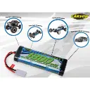 Batterie NiMH 7,2V 1800mAh Race avec connecteur Tamiya - CARSON 500608221 - 2