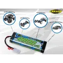 Batterie NiMH 7,2V 4800mAh Race avec connecteur Tamiya - CARSON 500608228 - 2