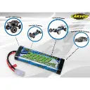 Batterie NiMH 7,2V 3000mAh Race avec connecteur Tamiya - CARSON500608224 - 2
