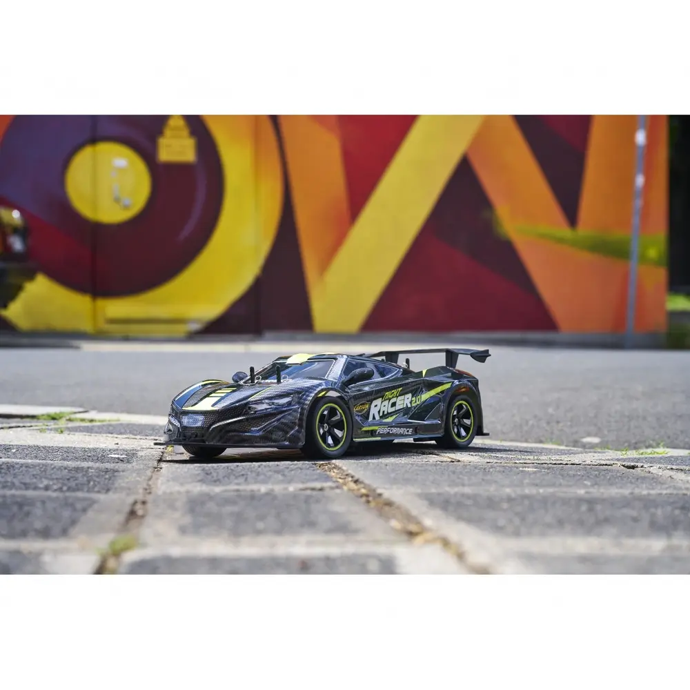 Voiture radiocommande Night Racer 2.0 - Carson 500404249 - 1/10 - Jaune - 2.4GHz 100% RTR - 9