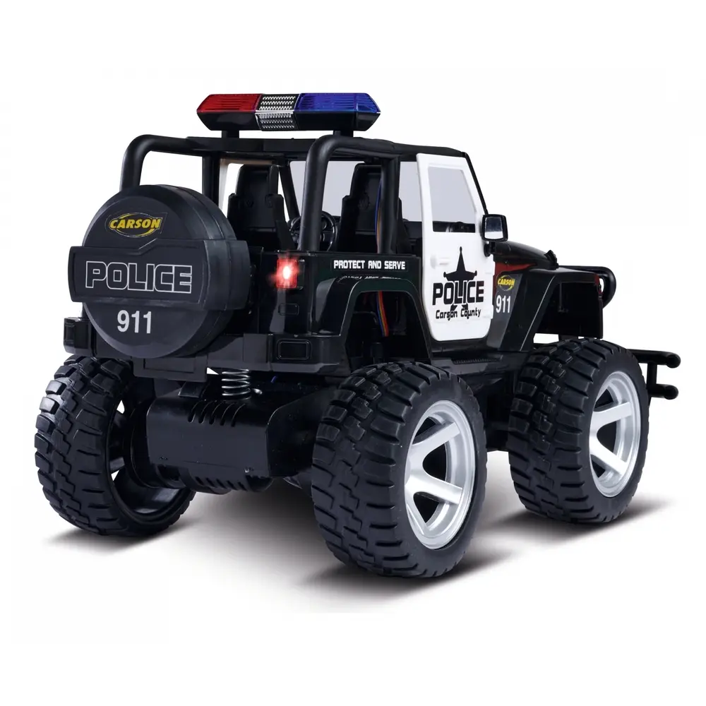 Voiture radiocommande Jeep Wrangler Police - Carson 500404267 - 1/12 - 2.4GHz 100% RTR - 5