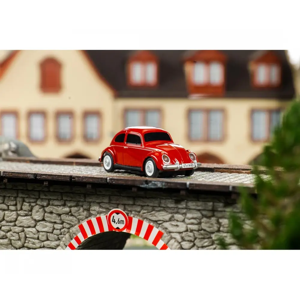 Volkswagen coccinelle rouge 2.4G 100% RTR - Carson 500504147 - HO 1/87 - 12