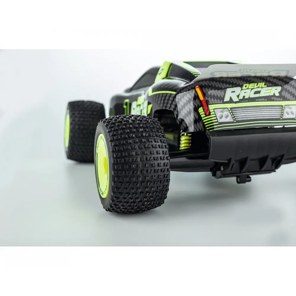 Voiture radiocommande Devil Racer - Carson 500404244 - 1/10 - Jaune - 2,4GHz 100% RTR - 5
