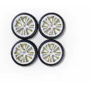 Jeu de 4 roues M-Design blanc et or - Carson 500900184 - 1/10 - 2