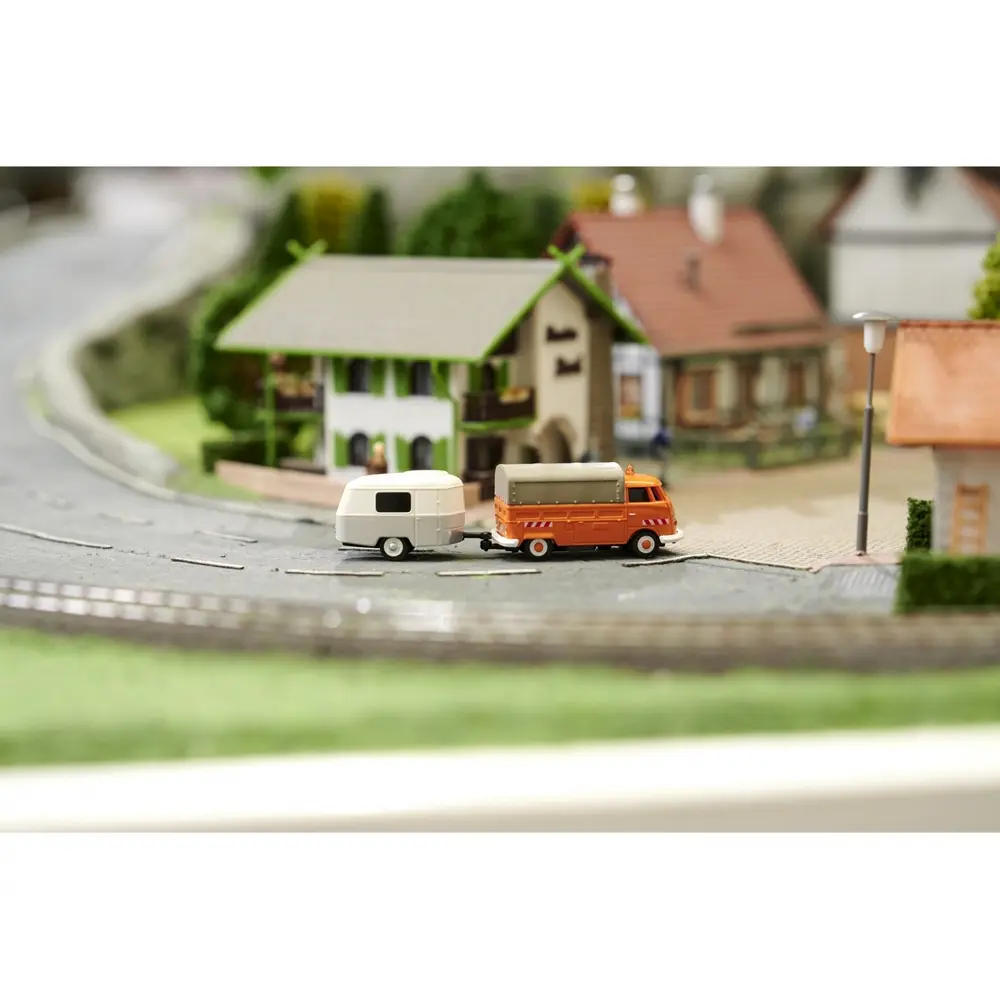 Caravane de camping avec embrayage - Carson 500504154 - 1/87 - 3