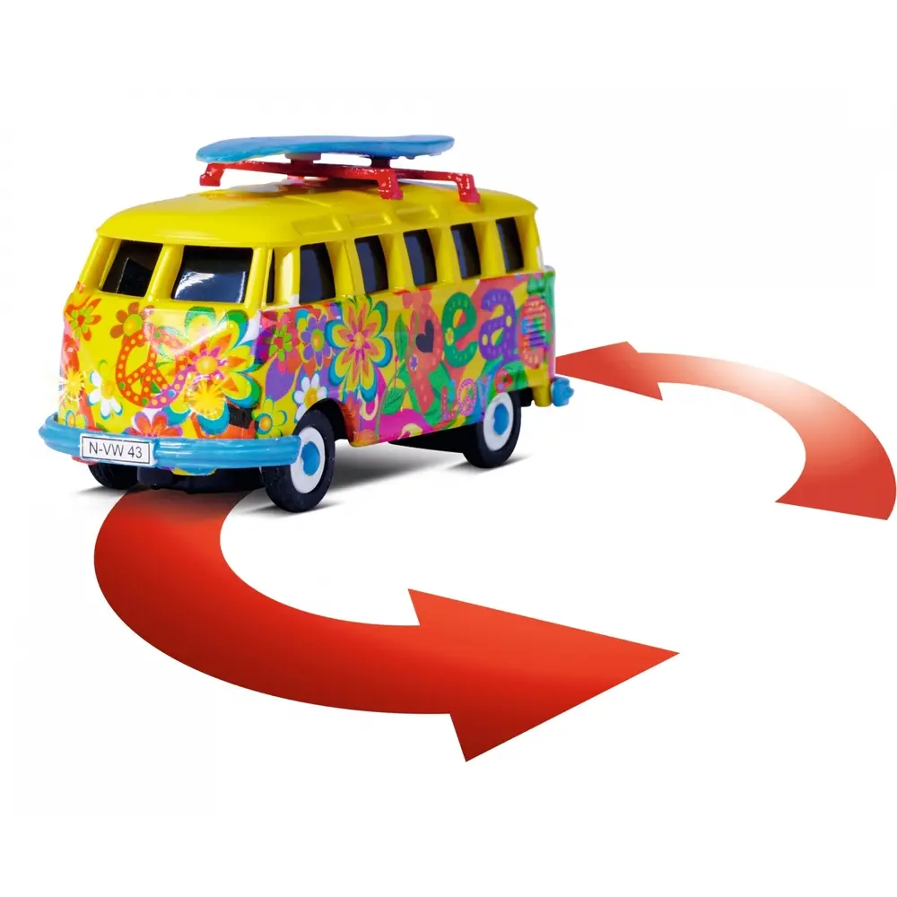 Bus Volkswagen T1 Flower Power - 2.4GHz RTR  - Carson 500504150 - 1/87 - 4