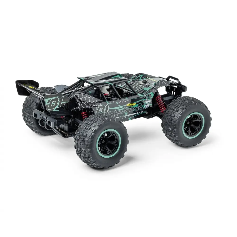 Buggy XS Off-Road Fighter 100% RTR - Turquoise - Carson 500404254 - 1/10 - 2