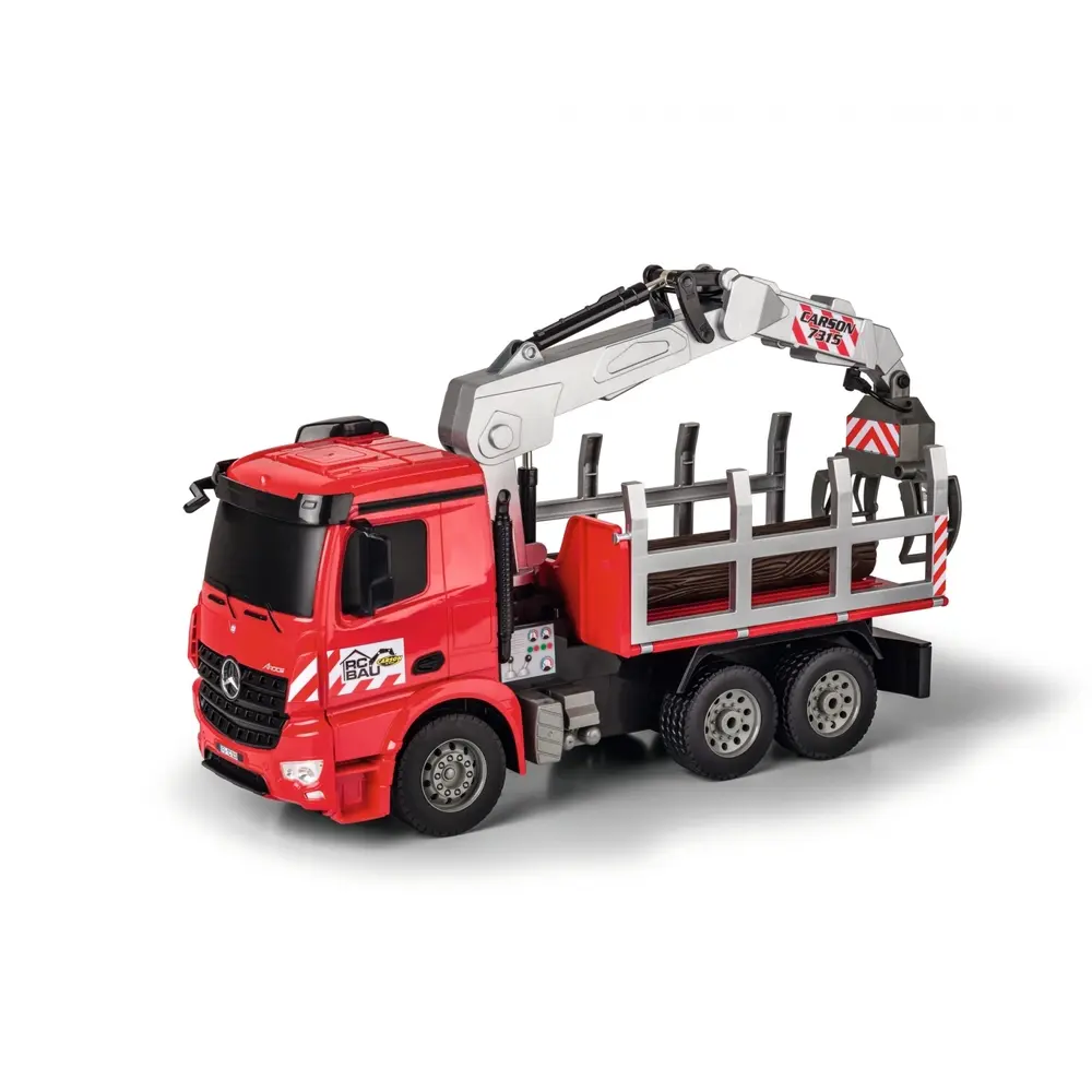 Camion Mercedes-Benz Arocs Transporteur de bois 100% - Carson 500907315 - 1/20 - 2