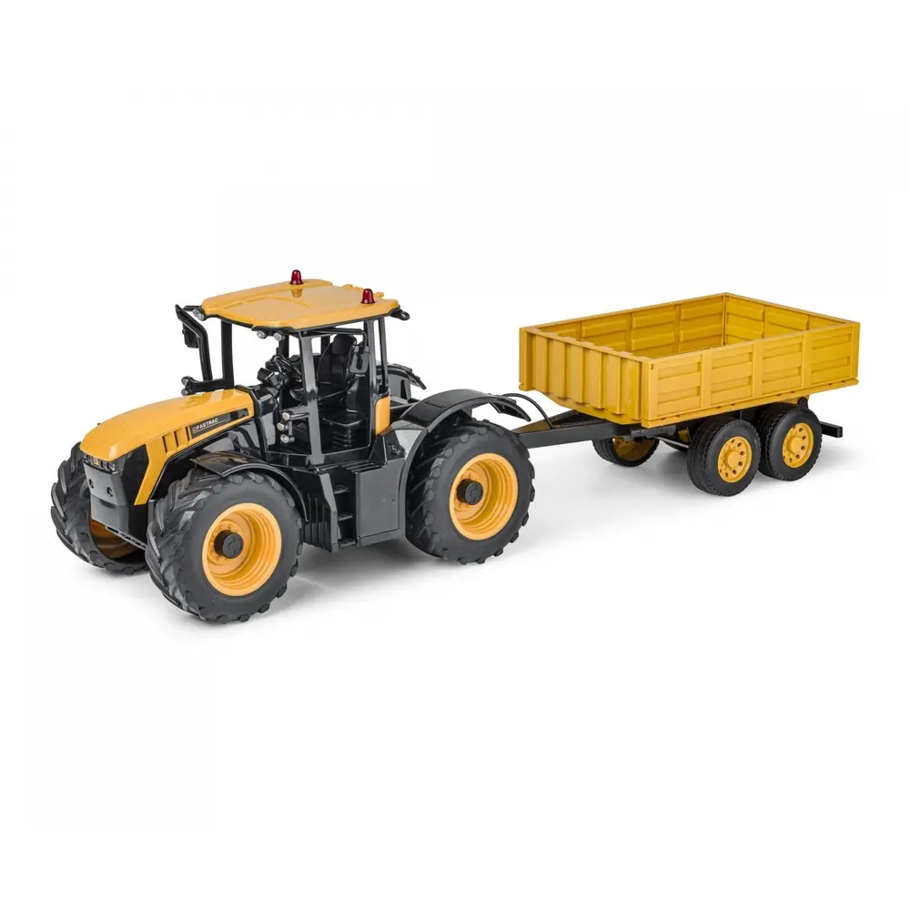 Tracteur JCB RC avec remorque - 2.4G 100% RTR - Carson 500907654 - 1/16 - 6