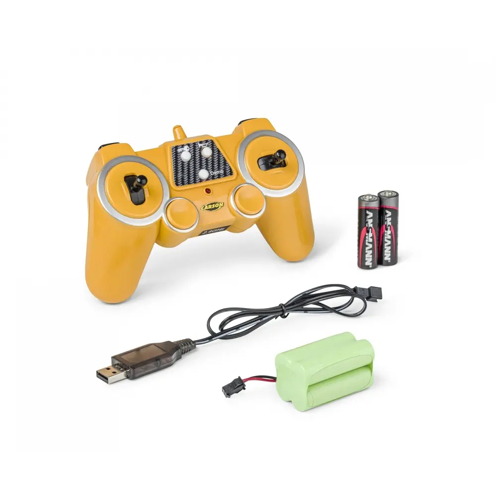 Tracteur JCB RC avec remorque - 2.4G 100% RTR - Carson 500907654 - 1/16 - 13